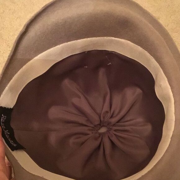 Rose Monzyk Kentucky Derby Floral Felt Detail Handmade One of a Kind Hat - Picture 5 of 8